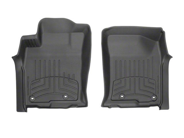 Weathertech Front Floor Liner HP; Black (13-24 4Runner)