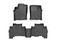 Weathertech Front and Rear Floor Liner HP; Black (13-24 4Runner)