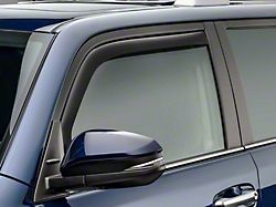 Weathertech Side Window Deflectors; Front; Dark Smoke (10-24 4Runner)