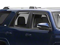 Weathertech Side Window Deflectors; Front and Rear; Dark Smoke (10-24 4Runner)