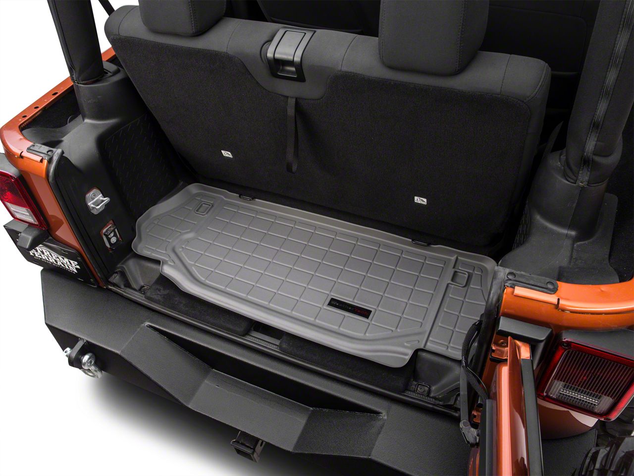 Weathertech Jeep Wrangler Digitalfit Cargo Liner; Gray 42495 (07-18 