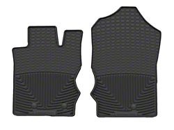 Weathertech All-Weather Front Rubber Floor Mats; Black (21-25 Bronco)