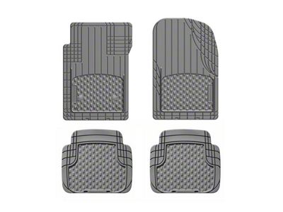 Weathertech AVM Trim-to-Fit 4-Piece Front and Rear Liners; Gray (Universal; Some Adaptation May Be Required)