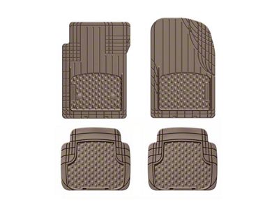 Weathertech AVM Trim-to-Fit 4-Piece Front and Rear Liners; Tan (Universal; Some Adaptation May Be Required)