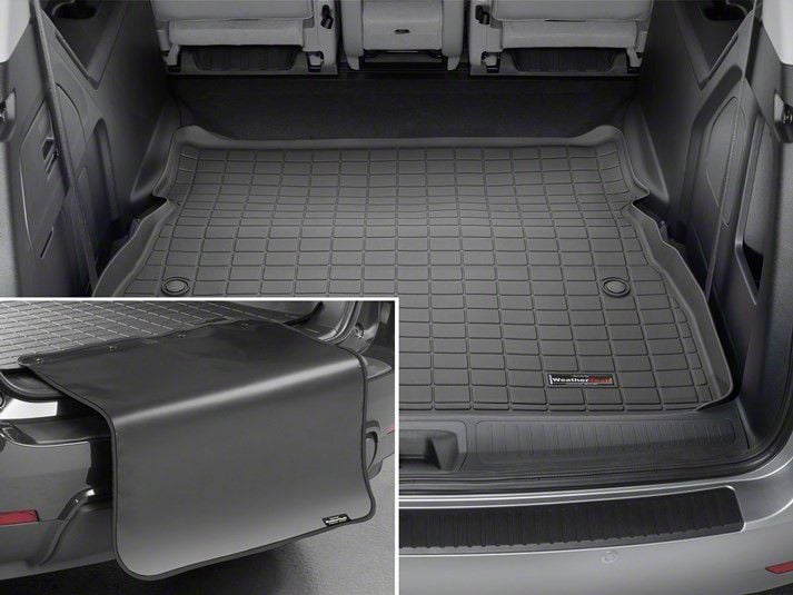 Weathertech Bronco DigitalFit Cargo Liner with Bumper Protector; Black ...