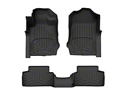 Weathertech Front and Rear Floor Liner HP; Black (21-24 Bronco 2-Door)