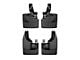 Weathertech No-Drill Mud Flaps; Front and Rear; Black (21-24 Bronco w/ Factory Plastic Rear Bumper & Sasquatch Package)