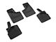 Weathertech No-Drill Mud Flaps; Front and Rear; Black (21-24 Bronco w/ Factory Metal Rear Bumper & Sasquatch Package)