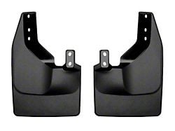 Weathertech No-Drill Mud Flaps; Rear; Black (21-24 Bronco w/ Factory 35-Inch Tires & Sasquatch Package)