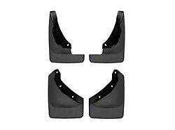 Weathertech No-Drill Mud Flaps; Front and Rear; Black (21-24 Bronco Sport)