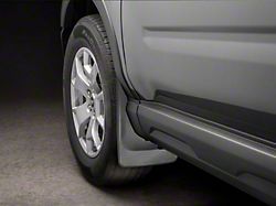 Weathertech No-Drill Mud Flaps; Front; Black (21-24 Bronco Sport)