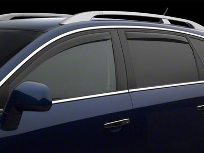 Weathertech Side Window Deflectors; Front and Rear; Dark Smoke (21-25 Bronco Sport)