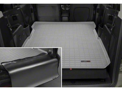 Weathertech DigitalFit Cargo Liner with Bumper Protector; Gray (07-18 Jeep Wrangler JK 4-Door)