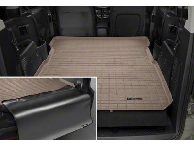 Weathertech DigitalFit Cargo Liner with Bumper Protector; Tan (07-10 Jeep Wrangler JK 4-Door)