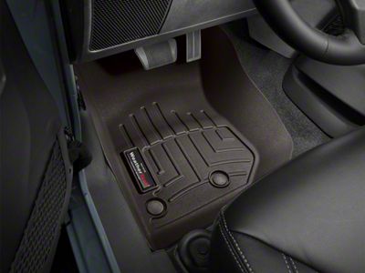 Weathertech DigitalFit Front Floor Liners; Cocoa (14-18 Jeep Wrangler JK)