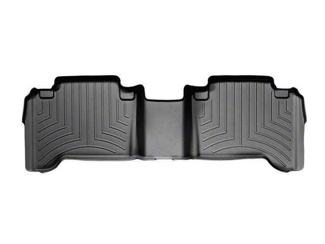 Weathertech DigitalFit Rear Floor Liner; Black (05-15 Tacoma Double Cab)