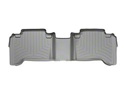 Weathertech DigitalFit Rear Floor Liners; Gray (05-15 Tacoma Double Cab)