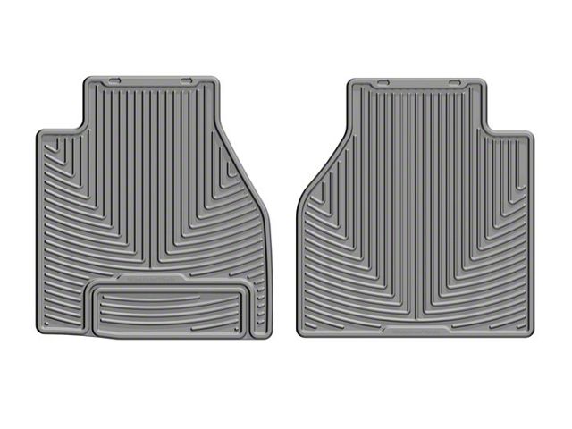 Weathertech All-Weather Rear Rubber Floor Mats; Gray (08-21 Frontier King Cab)