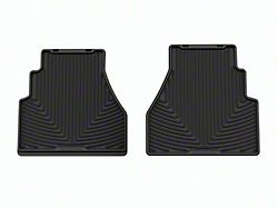 Weathertech All-Weather Rear Rubber Floor Mats; Black (22-24 Frontier Crew Cab)