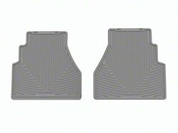 Weathertech All-Weather Rear Rubber Floor Mats; Gray (22-24 Frontier Crew Cab)