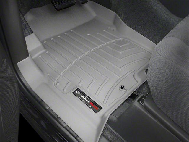 Weathertech DigitalFit Front Floor Liners; Gray (05-08 Frontier w/ 1-Driver Side Retention Post)