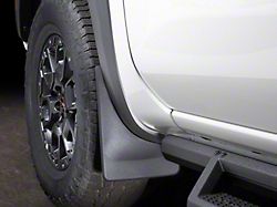 Weathertech No-Drill Mud Flaps; Front; Black (22-25 Frontier PRO-4X, PRO-X)