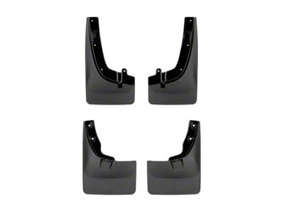 Weathertech No-Drill Mud Flaps; Front and Rear; Black (22-24 Frontier, Excluding PRO-4X & PRO-X)