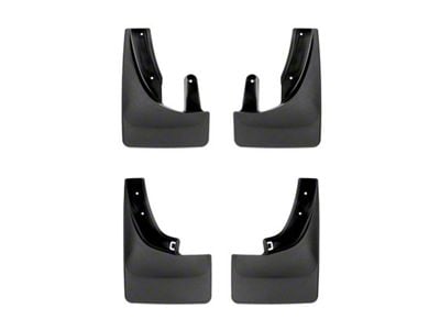 Weathertech No-Drill Mud Flaps; Front and Rear; Black (22-25 Frontier PRO-4X, PRO-X)