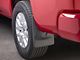 Weathertech No-Drill Mud Flaps; Rear; Black (22-24 Frontier, Excluding PRO-4X & PRO-X)