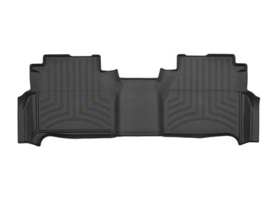 Weathertech Rear Floor Liner HP; Black (22-24 Frontier Crew Cab)