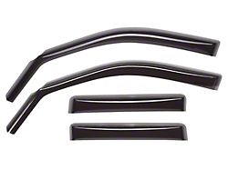 Weathertech Side Window Deflectors; Front and Rear; Dark Smoke (22-25 Frontier Crew Cab)