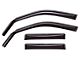 Weathertech Side Window Deflectors; Front and Rear; Dark Smoke (22-24 Frontier Crew Cab)