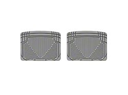 Weathertech All-Weather Rear Rubber Floor Mats; Gray (84-01 Jeep Cherokee XJ)