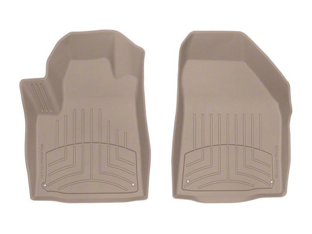 Weathertech Front Floor Liner HP; Tan (2015 Jeep Cherokee KL w/o Raised Floor; 16-23 Jeep Cherokee KL)