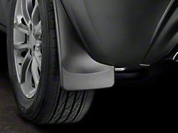 Weathertech No-Drill Mud Flaps; Rear; Black (19-23 Jeep Cherokee KL w/ OE Fender Flares)