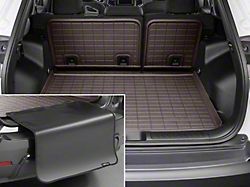 Weathertech SeatBack Cargo Liner HP with Bumper Protector; Cocoa (19-23 Jeep Cherokee KL)