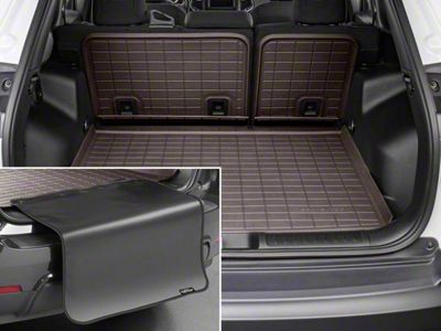 Weathertech SeatBack Cargo Liner HP with Bumper Protector; Cocoa (19-23 Jeep Cherokee KL)