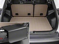 Weathertech SeatBack Cargo Liner HP with Bumper Protector; Tan (19-23 Jeep Cherokee KL)