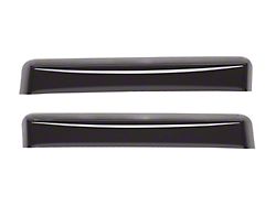 Weathertech Side Window Deflectors; Rear; Dark Smoke (14-23 Jeep Cherokee KL)