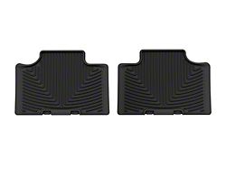 Weathertech All-Weather Rear Rubber Floor Mats; Black (11-21 Jeep Grand Cherokee WK2)