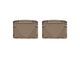 Weathertech All-Weather Rear Rubber Floor Mats; Tan (93-10 Jeep Grand Cherokee ZJ, WJ & WK)