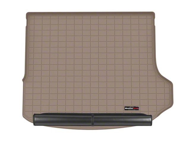 Weathertech DigitalFit Cargo Liner with Bumper Protector; Behind 2nd Row; Tan (22-24 Jeep Grand Cherokee WL w/ Carpet Passenger Side Rear Wheel Well)