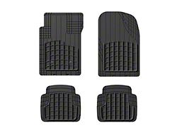 Weathertech Heavy Duty Trim-To-Fit Front and Rear Floor Mats; Black (Universal; Some Adaptation May Be Required)