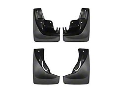 Weathertech No-Drill Mud Flaps; Front and Rear; Black (11-21 Jeep Grand Cherokee WK2 w/ Factory Lip Molding)