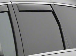 Weathertech Side Window Deflectors; Rear; Dark Smoke (11-24 Jeep Grand Cherokee WK2 & WL)