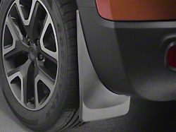 Weathertech No-Drill Mud Flaps; Rear; Black (15-23 Jeep Renegade BU)