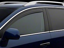 Weathertech Side Window Deflectors; Front; Dark Smoke (17-23 Jeep Renegade BU)