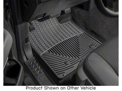 Weathertech All-Weather Front Rubber Floor Mats; Black (18-24 Jeep Wrangler JL)