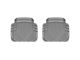 Weathertech All-Weather Rear Rubber Floor Mats; Gray (87-06 Jeep Wrangler YJ & TJ)