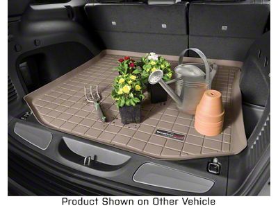 Weathertech DigitalFit Cargo Liner; Tan (18-24 Jeep Wrangler JL 4-Door w/o Subwoofer & Flat Load Floor, Excluding 4xe)